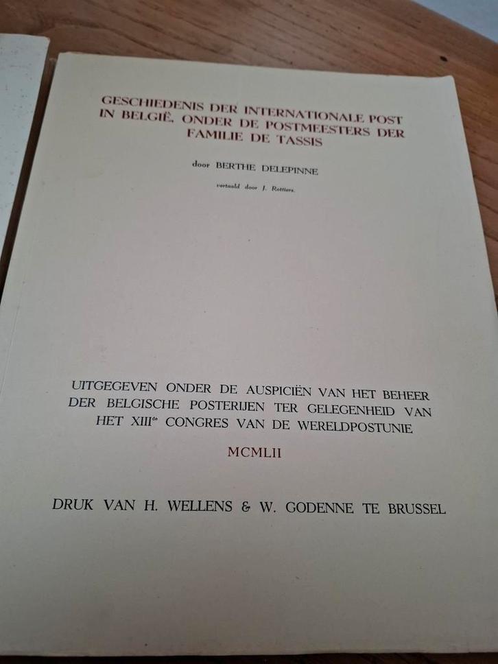 Postgeschiedenis België - Tassis Familie, Boeken, Geschiedenis | Vaderland, Zo goed als nieuw, 20e eeuw of later, Ophalen of Verzenden