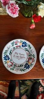 Spreukenbord, Antiek en Kunst, Antiek | Keramiek en Aardewerk, Ophalen of Verzenden