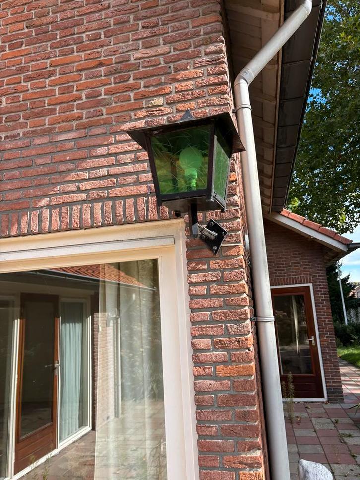Mooie Buitenlamp Wandlamp, Tuin en Terras, Buitenverlichting, Gebruikt, Wandlamp, IJzer, Minder dan 50 watt, Netvoeding, Waterbestendig