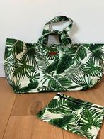 Strand tas met klein toilettasje voor portemonee of make up, Ophalen, Nieuw