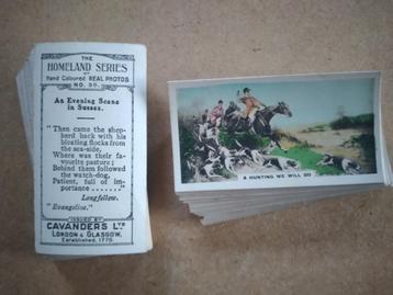 Homeland Series complete set 54 vintage cigarette cards 1924 beschikbaar voor biedingen
