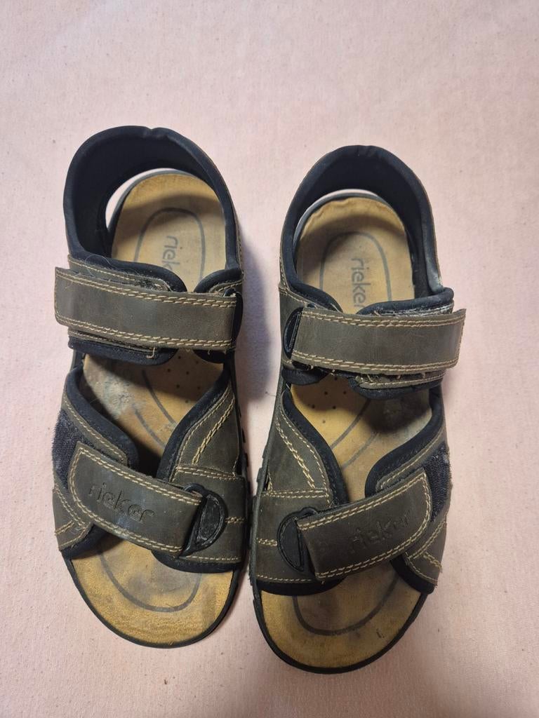 Rieker Sandalen Maat 42 - Klittenband, Sandalen, Bruin, Ophalen of Verzenden, Rieker