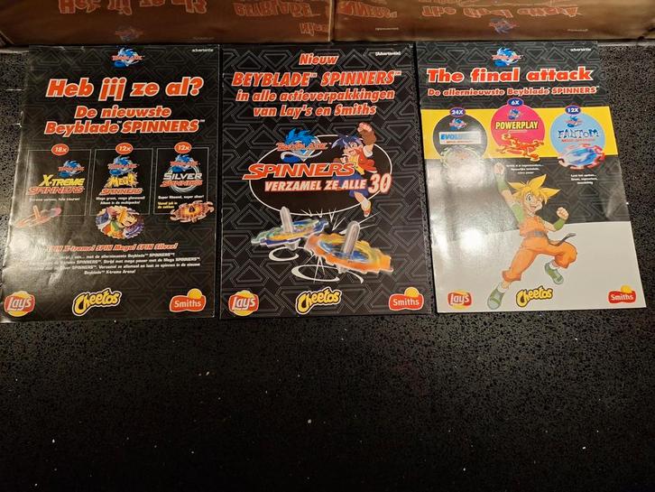 Collectie Beyblade Spinners Promotie Flyers, Verzamelen, Flippo's, Overige typen, Ophalen of Verzenden