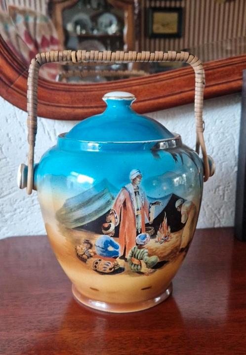 Antieke Engelse koekjespot, Antiek en Kunst, Antiek | Porselein, Ophalen of Verzenden