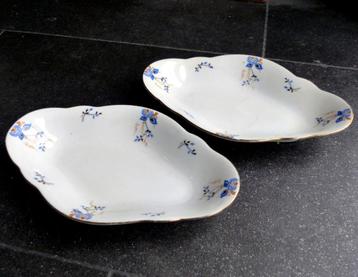 Antieke schaaltjes vleesschaaltjes blauw decor Chinees? beschikbaar voor biedingen