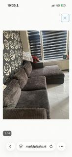 Bank, Huis en Inrichting, Banken | Bankstellen, Ophalen, 125 tot 150 cm, Hoekbank, Zo goed als nieuw