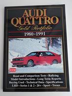 Audi quattro 1980/91 Gold portfolio. Audi urquattro., Ophalen of Verzenden, Zo goed als nieuw, Audi