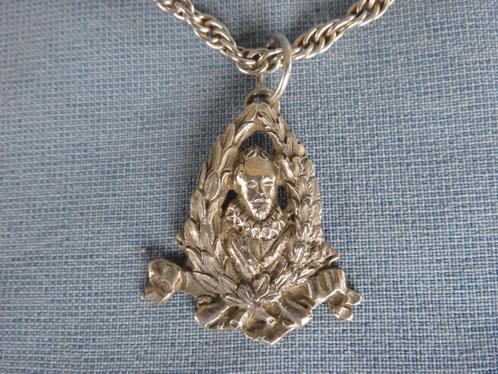 Antieke Willem van Orange hanger in zilver - 19e . 20e eeuw, Sieraden, Tassen en Uiterlijk, Antieke sieraden, Hanger, Zilver, Ophalen of Verzenden