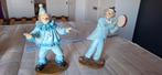 Twee wiebel clowns lichtblauw., Ophalen of Verzenden