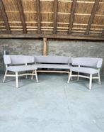 Billiani Croissant design fauteuils en sofa, Huis en Inrichting, Fauteuils, Hout, Minder dan 75 cm, Ophalen of Verzenden, Zo goed als nieuw