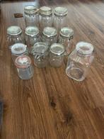 12 Weckpotten, verschillende groottes, Huis en Inrichting, Keuken | Potten en Pannen, Ophalen, Zo goed als nieuw, Pot, Bus of Blik