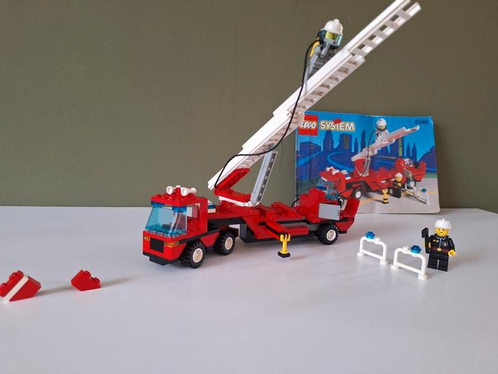 Lego 6340 Brandweerwagen met Handleiding, Kinderen en Baby's, Speelgoed | Duplo en Lego, Gebruikt, Lego, Complete set, Ophalen of Verzenden