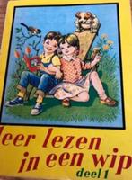 Leer lezen in een wip deel 1 ( 1960), Gelezen, Jongen of Meisje, Ophalen of Verzenden, 5 of 6 jaar