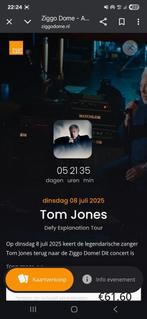 2 kaartjes voor Tom Jones tekoop, Twee personen