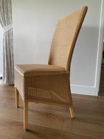 Originele Lloyd Loom eetkamerstoelen, Huis en Inrichting, Stoelen, Ophalen, Bruin, Vijf, Zes of meer stoelen