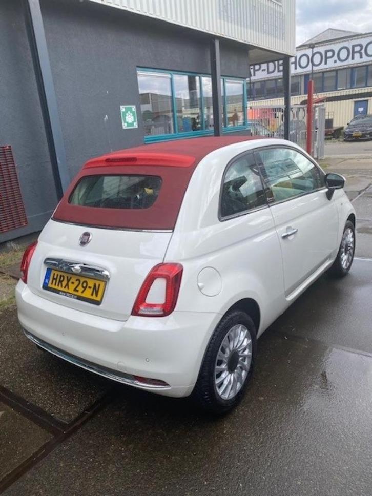 Fiat 500C 1.2 69pk 2016 Wit, Auto's, Fiat, Bedrijf, 500C, Benzine, Euro 6, Cabriolet, Handgeschakeld, Geïmporteerd, Wit, Stof