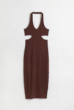 H&M jurk maat m, H&M, Verzenden, Zo goed als nieuw, Bruin