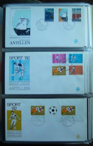 Ned. Antillen 1e dag envelop E145 t/m E153a, uit jaar 1982. beschikbaar voor biedingen