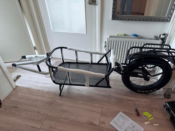 Nieuwe fietskar - Bagage/Hond, Fietsen en Brommers, Fietsaccessoires | Aanhangers en Karren, Nieuw, Bagagekar, 40 tot 60 kg, Vering