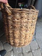 Grote Rieten Plantenmand, Gebruikt, Mand, Rond, Ophalen of Verzenden