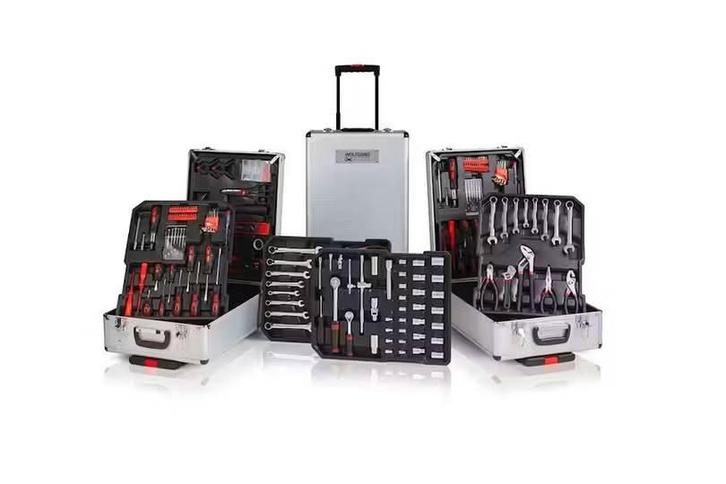 Wolfgang Gereedschapskoffer 300-delig met kabelbinders, Doe-het-zelf en Verbouw, Gereedschapskisten, Nieuw, Ophalen