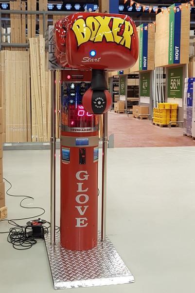Te Huur: Boksbal automaat elektronisch, Hobby en Vrije tijd, Feestartikelen | Verhuur, Nieuw, Overige, Ophalen