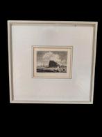 Texel Schapenboet Maarten Langbroek ets, Antiek en Kunst, Ophalen of Verzenden