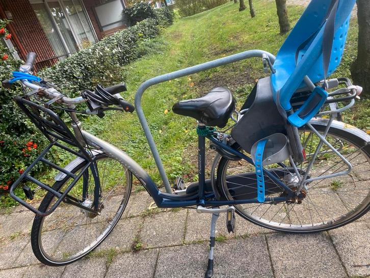 Pointer Damesfiets met kinderzitje, Fietsen en Brommers, Fietsen | Dames | Damesfietsen, Gebruikt, Overige merken, 53 tot 56 cm
