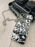 Hello Kitty telefoonhoesje black&white (Sanrio) NIEUW, Ophalen of Verzenden, Nieuw, IPhone 14 Plus, Hoesje of Tasje