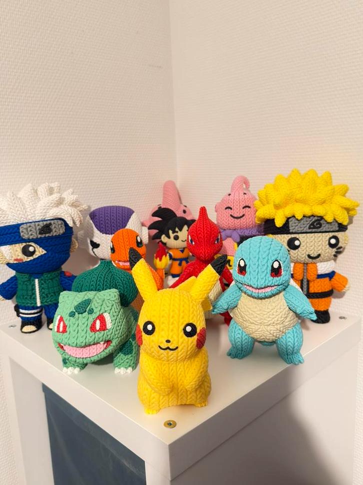 Knitted anime 3D figures, Computers en Software, 3D Printers, Nieuw, Ophalen of Verzenden