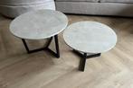 Salontafel Fume beige Tafelwinkel marmer, Ophalen, 50 tot 100 cm, Rond, Nieuw