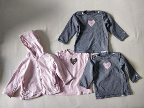 Mooie Noppies set omkeerbaar jasje met 3 shirts roze blauw, Kinderen en Baby's, Babykleding | Maat 62, Gebruikt, Meisje, Setje