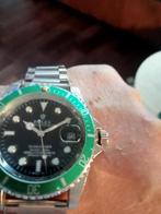 Te koop nieuwe Rolex submariner  groen staal automaat topper, Nieuw, Staal, Ophalen of Verzenden, Staal