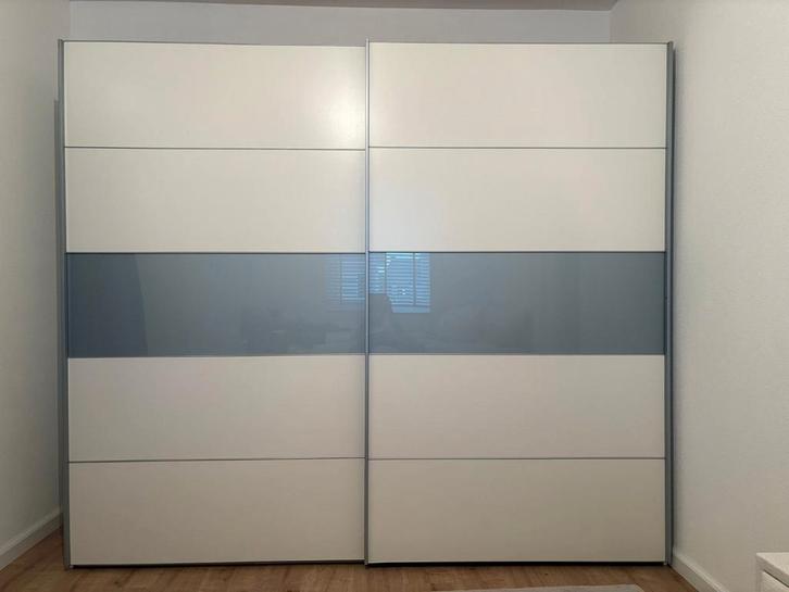 Moderne schuifdeur kledingkast, Huis en Inrichting, Kasten | Kledingkasten, Gebruikt, 200 cm of meer, 200 cm of meer, 50 tot 75 cm