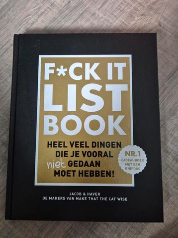 F*ck It List Book - Jacob & Haver - Nieuw beschikbaar voor biedingen