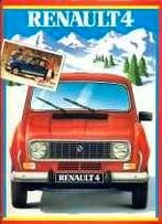 Renault 4 brochure/auto folder '83 '84 '85 '86 '87, Ophalen of Verzenden, Zo goed als nieuw, Porsche