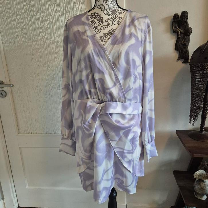River Island | midi-dress | middellang jurkje | lila | lilac, Kleding | Dames, Jurken, Nieuw, Maat 42/44 (L), Paars, Knielengte