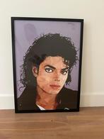 Poster Michael Jackson 50 x 70 cm inclusief zwarte lijst, Ophalen, Rechthoekig Staand, Met lijst, Zo goed als nieuw