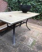 Hardsteen tuintafel 90x160cm, Ophalen, Gebruikt, Rechthoekig, Overige materialen