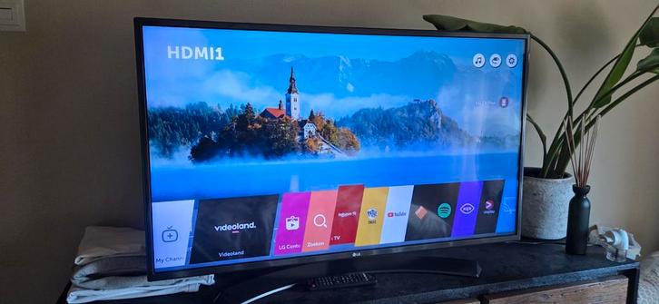 LG 43UH661V 43 inch UHD Smart TV, Audio, Tv en Foto, Televisies, Gebruikt, LED, 100 cm of meer, 4k (UHD), LG, 50 Hz, Smart TV
