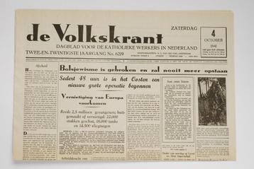 4 oktober 1941 - De Volkskrant | Heruitgave 1994 beschikbaar voor biedingen