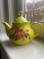 Gele theepot met bloemen &Klevering Amsterdam, Ophalen, Zo goed als nieuw, Overige stijlen, Overige typen