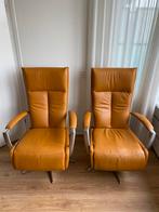 Leren lounge stoelen set van 2, Ophalen, Overige kleuren, Twee