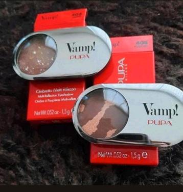 2 nieuwe Pupa Vamp bruin brons oogschaduw  beschikbaar voor biedingen