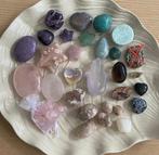 Set van 29 verschillende stenen/mineralen in vorm/carving/tr, Ophalen of Verzenden, Mineraal