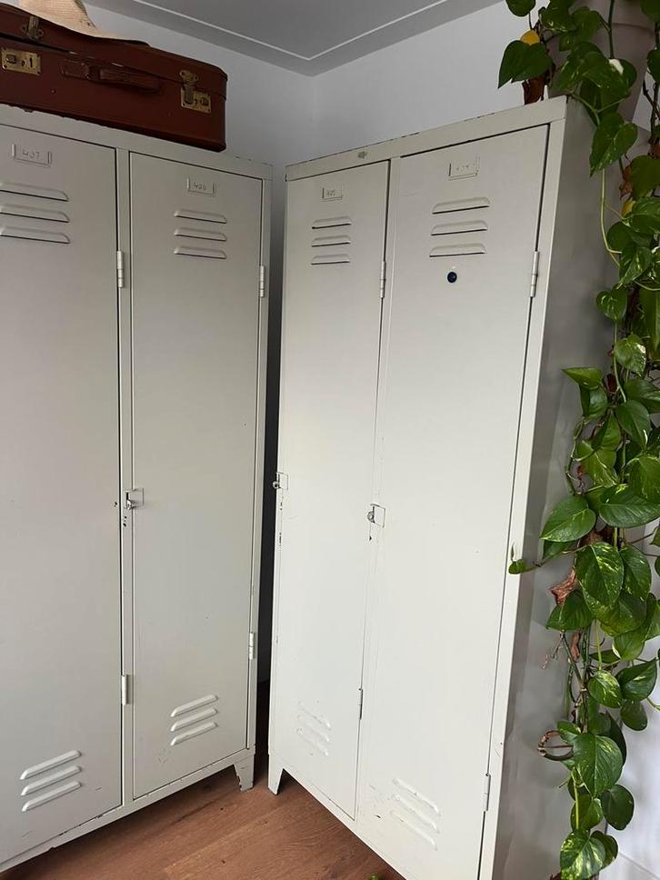 Vintage lockerkasten, Huis en Inrichting, Kasten | Lockerkasten, Zo goed als nieuw, Ophalen