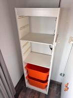 IKEA Trofast kast wit met oranje bakken, Ophalen, 100 tot 150 cm, Zo goed als nieuw, Met lade(s)
