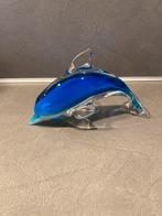 Glazen Dolfijn beeld 17 cm, Ophalen of Verzenden, Zo goed als nieuw, Dier