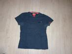 donkerblauwe herent-shirt van Superdry, maat L, Kleding | Heren, T-shirts, Ophalen of Verzenden, Gedragen, Maat 52/54 (L), Blauw