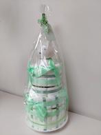 Mintgroene luiertaart voor een Babyshower of geboorte, Kinderen en Baby's, Kraamcadeaus en Geboorteborden, Ophalen, Nieuw